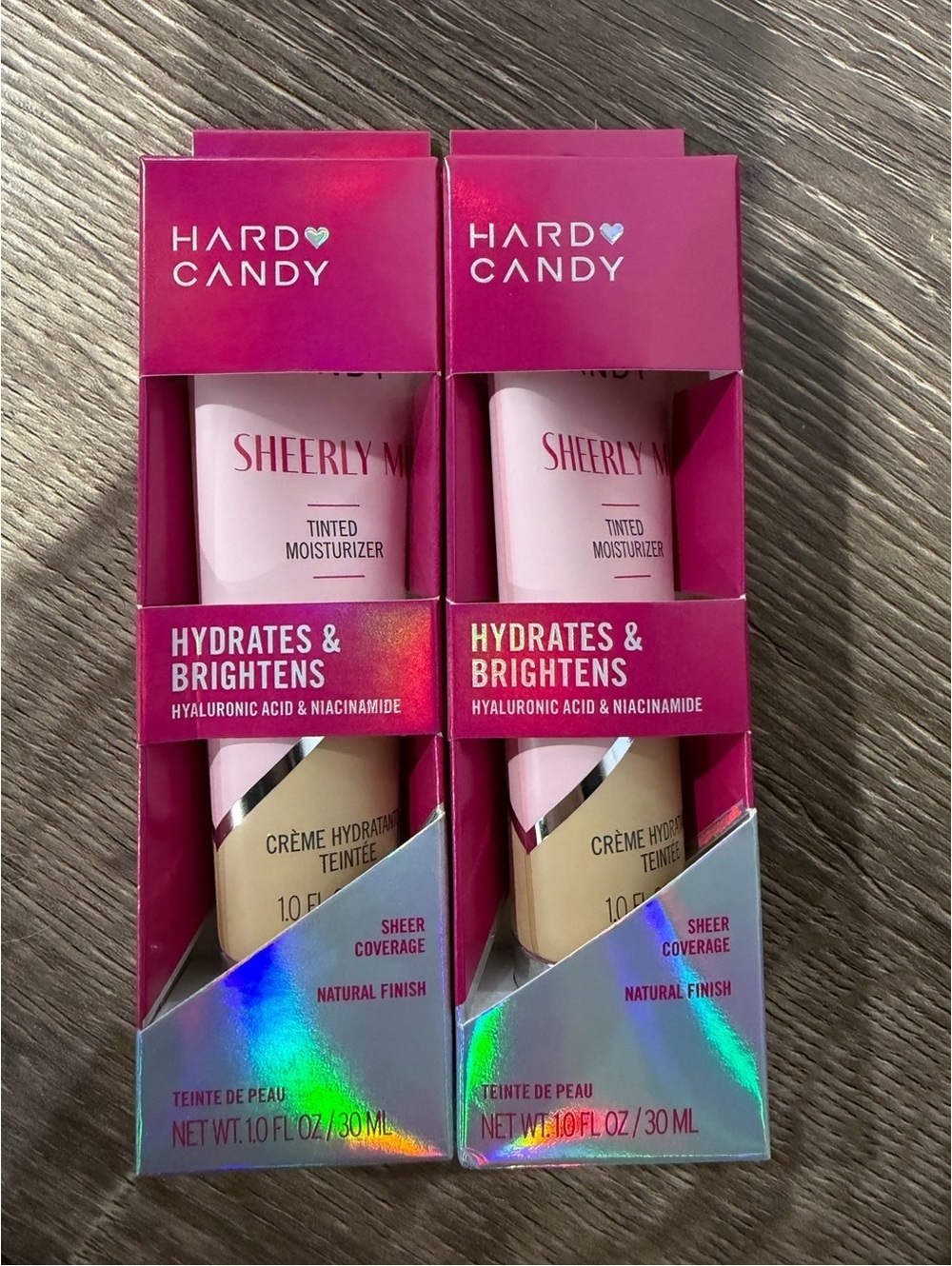2 x HARD CANDY Sheerly Me Tinted Moisturizer 1.0 fl oz NEW